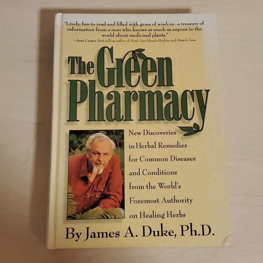The Green Pharmacy by James A. Duke, Ph.D. - Cream Cover Coffee Table Book